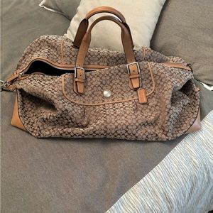 Classic Coach Weekender Tote